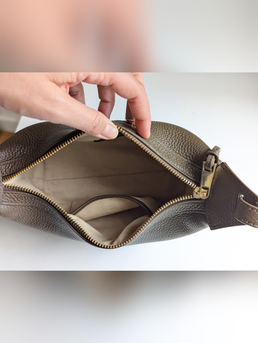The Horse - Mini Lou Bag - Khaki - Picture 5 of 7